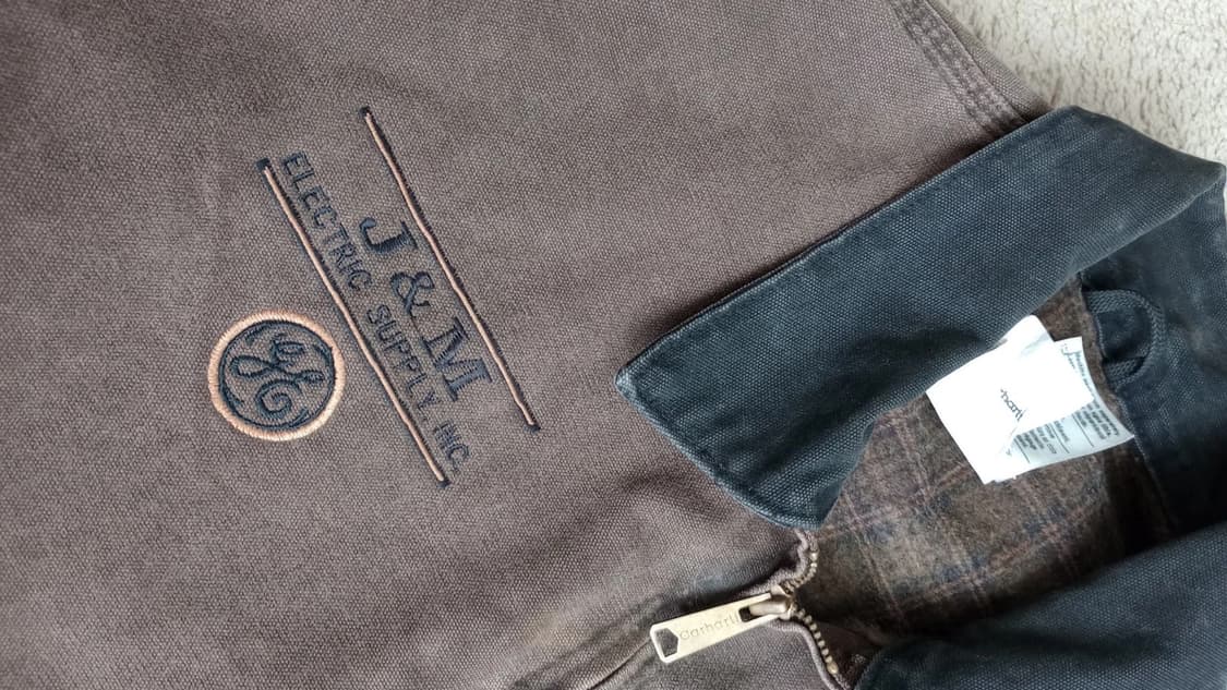 칼하트 J97 디트로이트 J&M 일렉트릭 서플라이 커스텀 자켓 체스트넛 상품이미지5