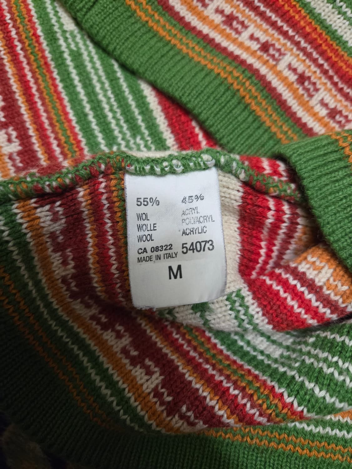 오일릴리(OILILY) 에스닉 패턴 울 니트M 상품이미지5