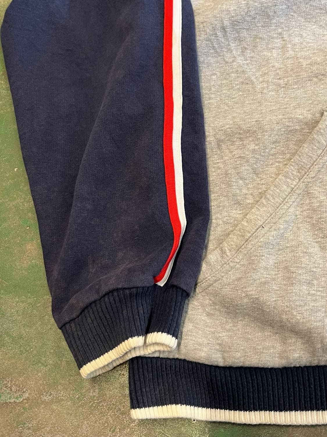 [XL] 올드 나이키 유럽 EU 후드집업 배색 자켓 상품이미지4