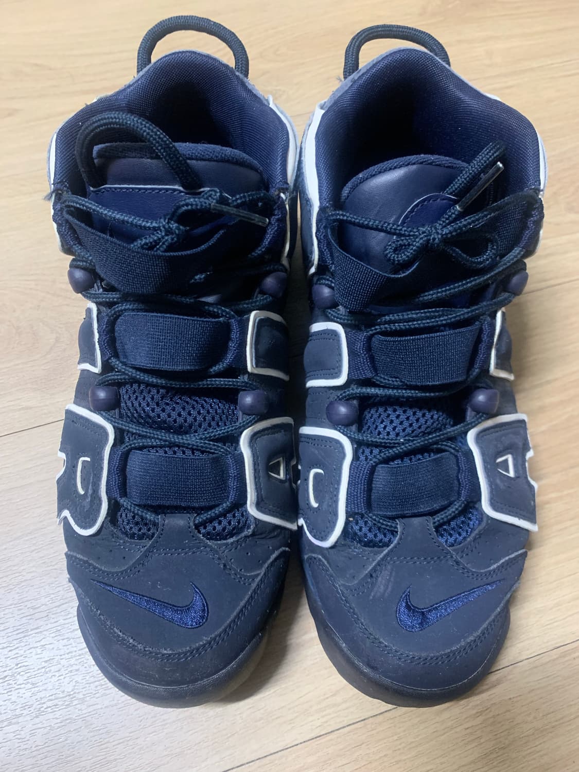 나이키 업템포 옵시디언 사이즈 270 판매 합니다 상품이미지1