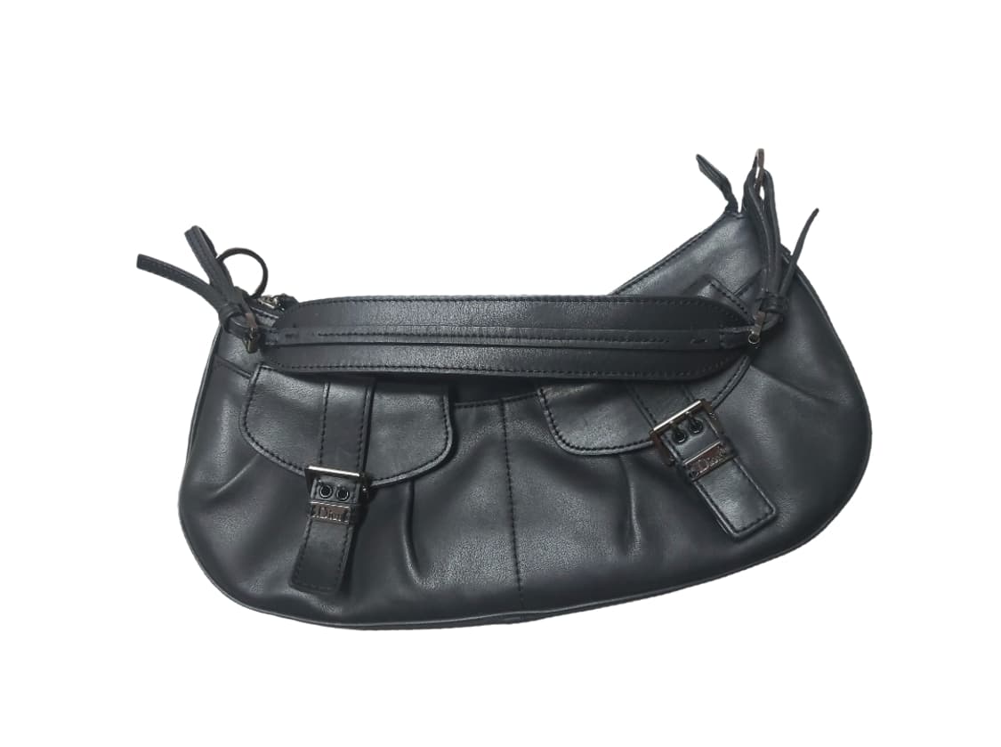 디올 빈티지 스트릿 시크 본디지 레더 숄더백 상품이미지6