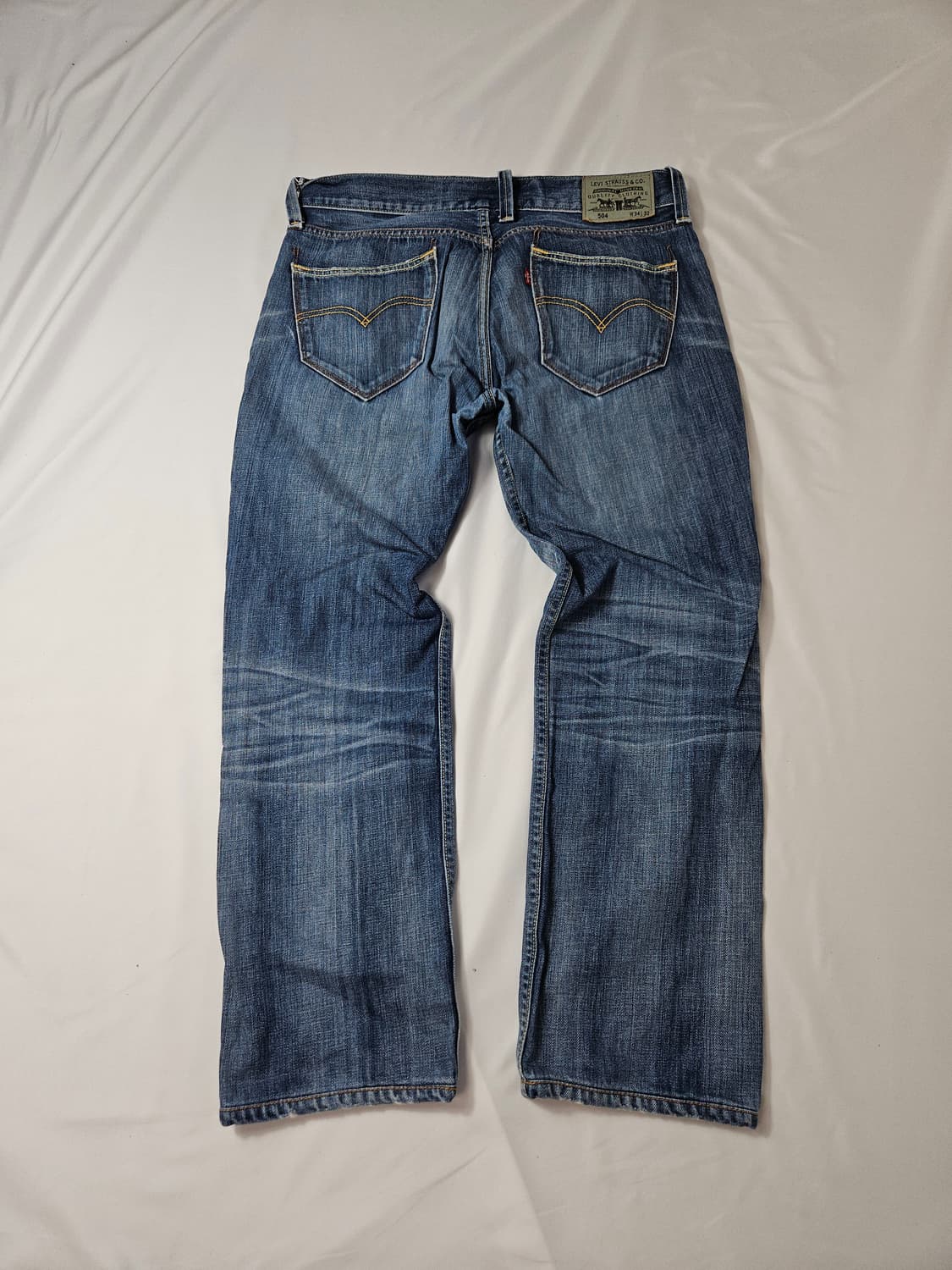 리바이스 504 실버탭 워싱 데님팬츠 청바지 진 빈티지 실버 34 상품이미지1