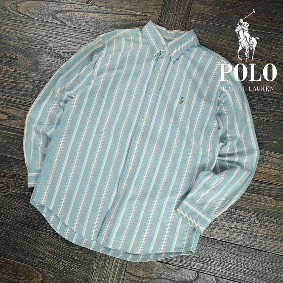 [폴로 랄프로렌] 포니 자수 빈티지 스트라이프 셔츠 M19719 상품이미지1