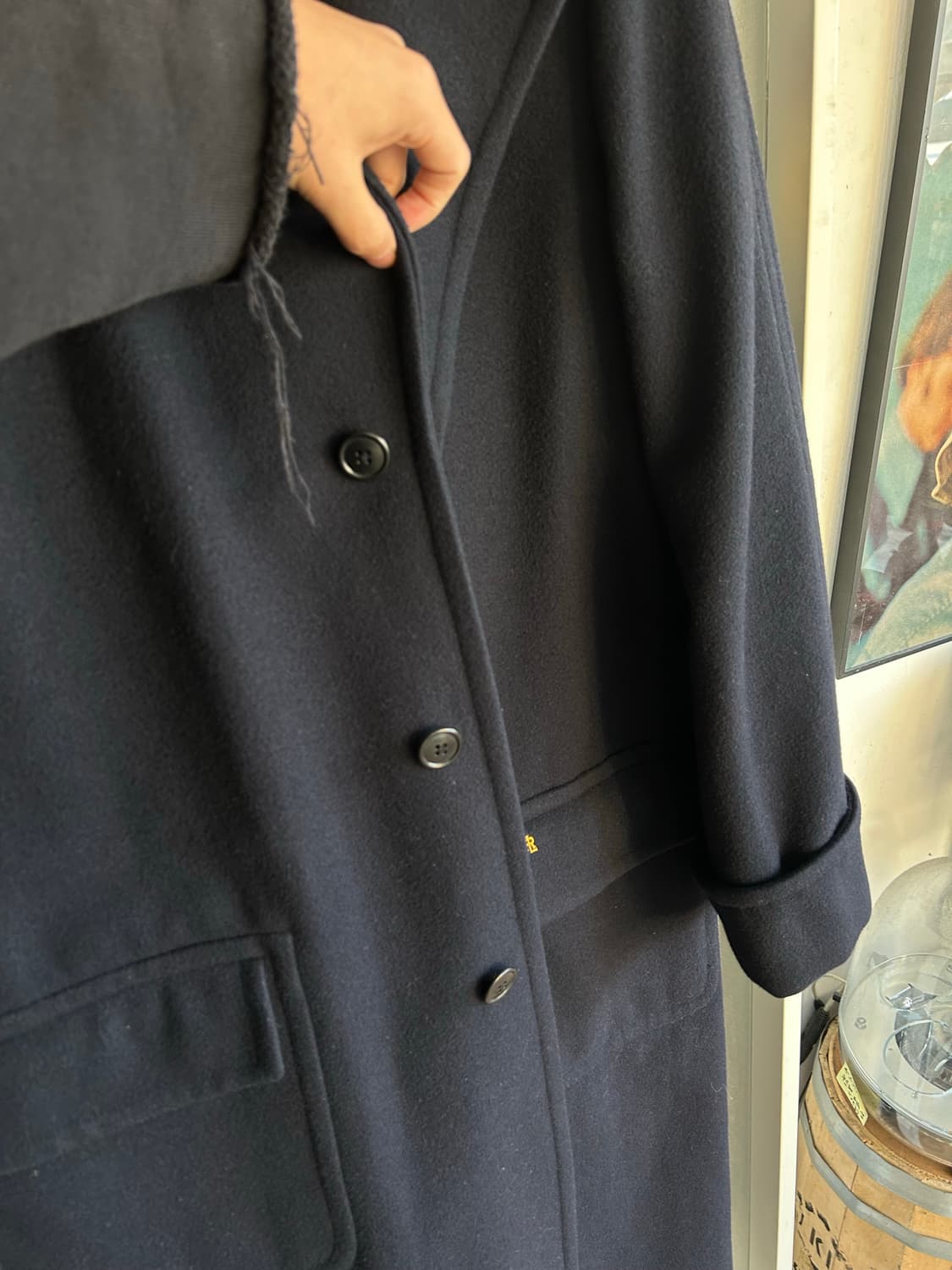 00‘s 폴로진스 울 롱코트  상품이미지6