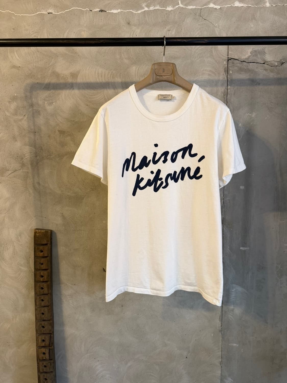 메종키츠네 레터링 티셔츠 100 상품이미지1