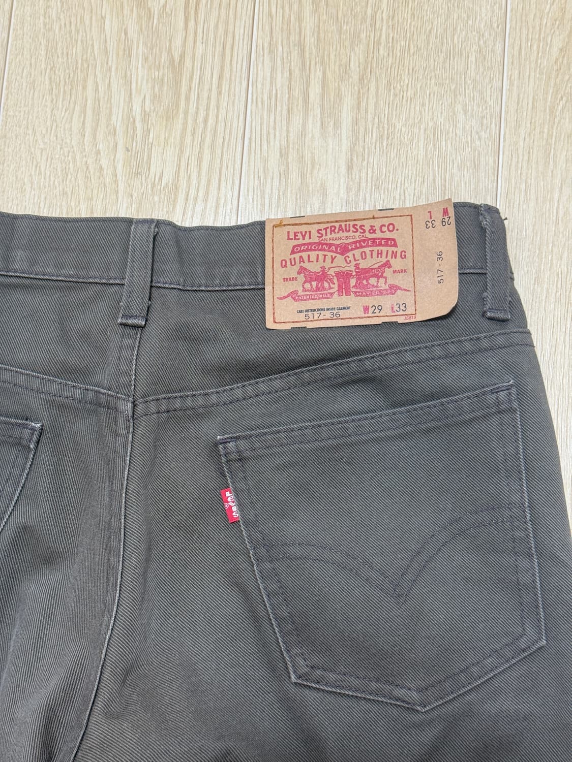 리바이스 517 데님 세미 부츠컷  상품이미지3