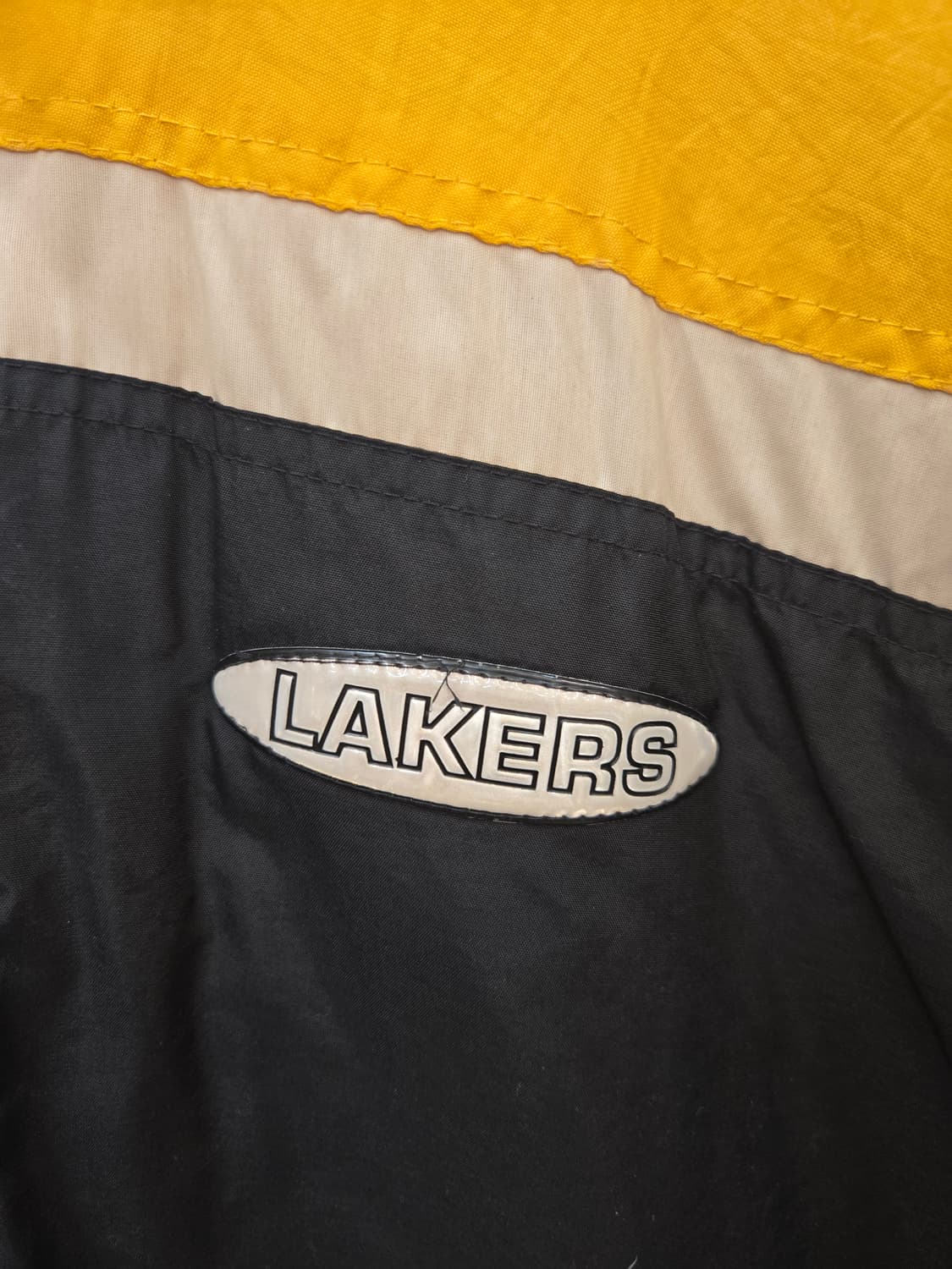 90's 올드스쿨 레이커스 빅로고 바람막이 자켓 상품이미지4