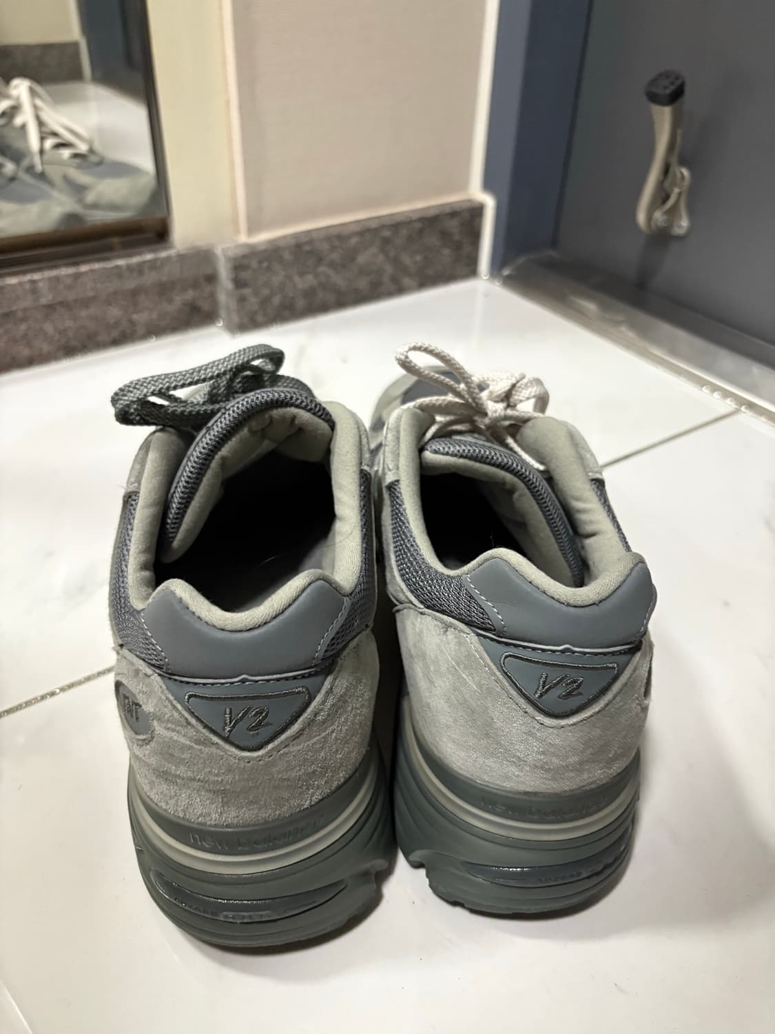 (300)디네댓 뉴발 991V2 메이드인 uk 그레이 상품이미지6