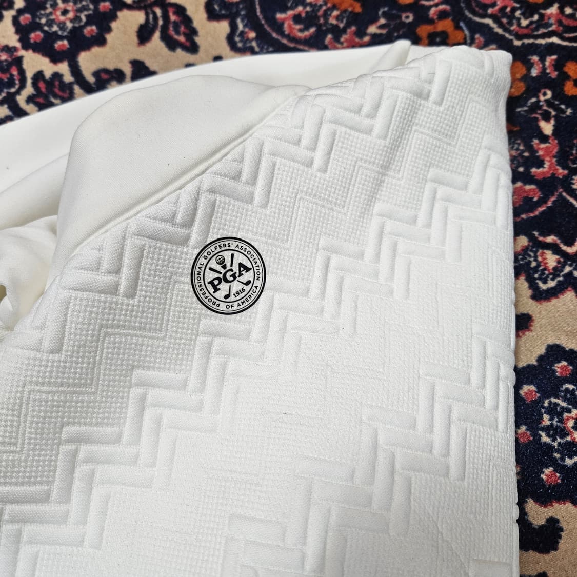 PGA 23fw 자가드 겉기모 하프집업 100size 상품이미지4