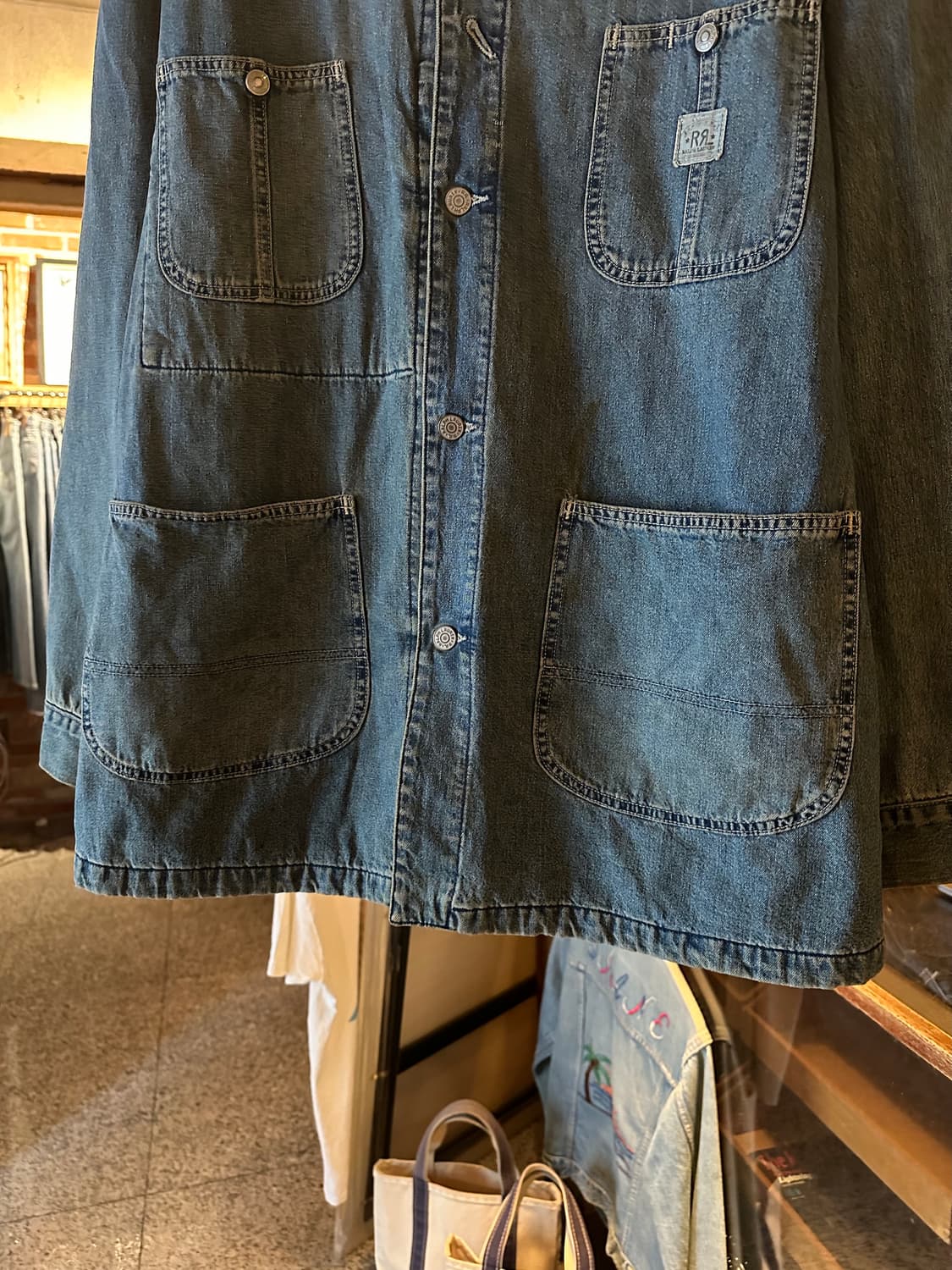  90s USA RRL 빈티지 더블알엘 데님 초어 자켓 상품이미지4