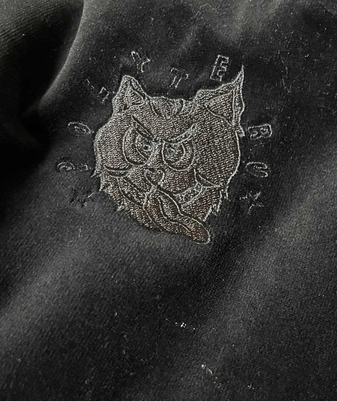 폴리테루 행크 벨벳 수베니어 블랙 상품이미지6