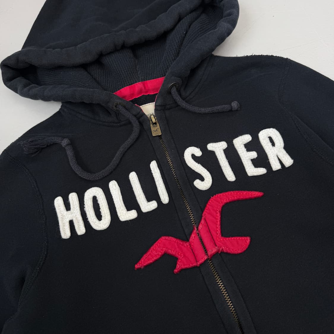 홀리스터 Y2K 아치로고 후드집업 상품이미지3
