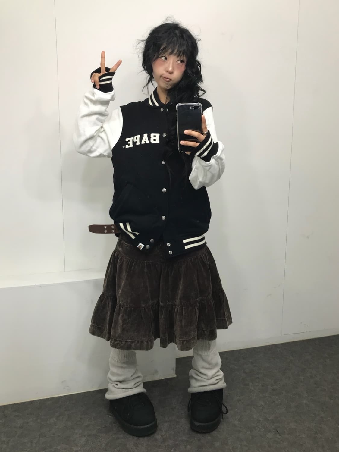 Bape Embroidery Patch Varsity JK ( 새상품 ) 상품이미지4