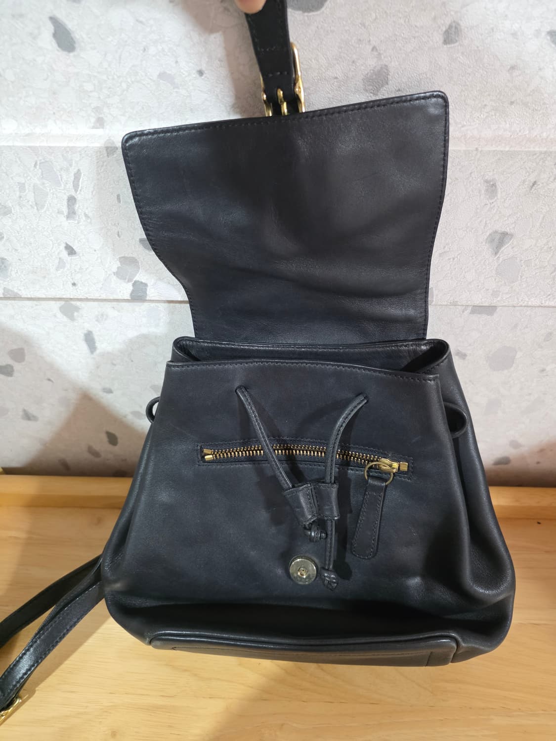 코치 레거시 웨스트 햄튼 가죽 백팩 상품이미지5