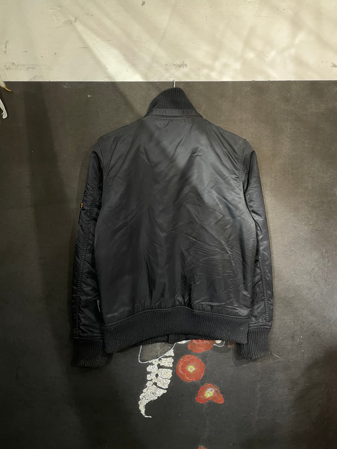 알파인더스트리 로고 패치 안감 누빔 ma-1 마원 항공잠바 M 상품이미지8