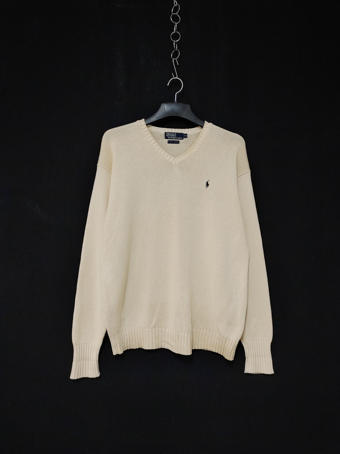 POLO RALPHLAUREN 폴로 랄프로렌 브이넥 긴팔 면니트티
 상품이미지1