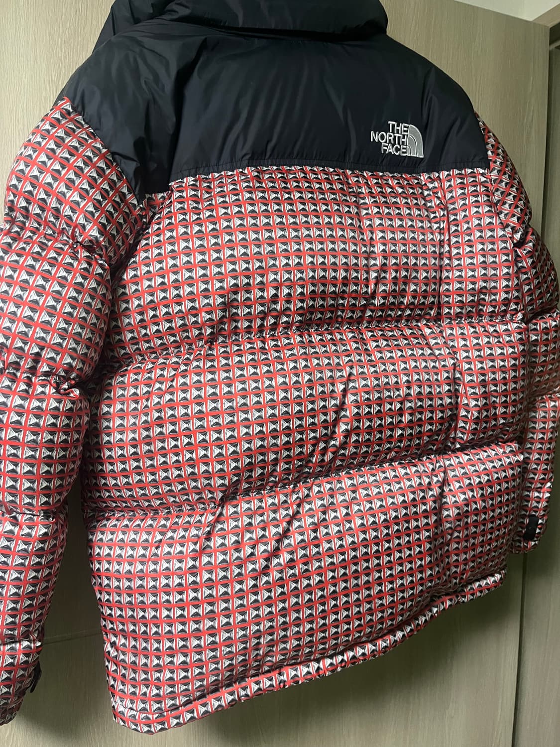 [L] 슈프림 노스페이스 슈노 스터드 눕시 레드 상품이미지5