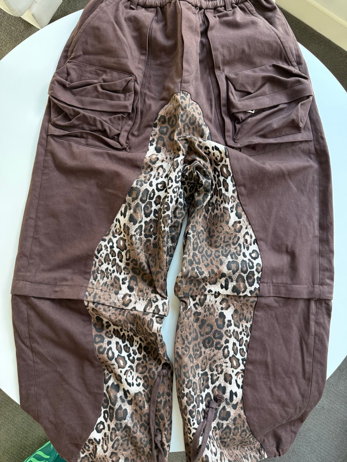 하우스네버다이즈 레오파드 브라운 팬츠 상품이미지3