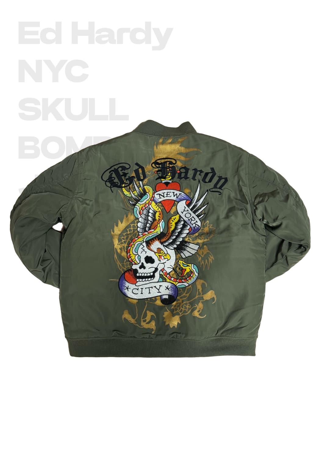 에드하디 NYC SKULL 봄버 자켓 상품이미지2