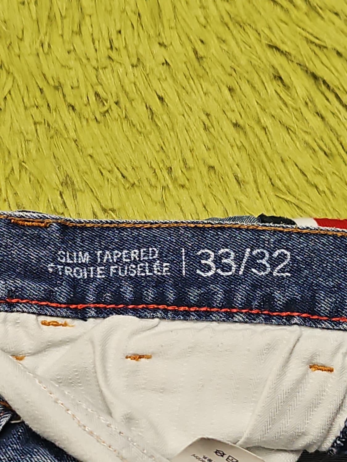 타미힐피거 사이드라인 슬림 테이퍼드 중청 데님 (33/32) 상품이미지2