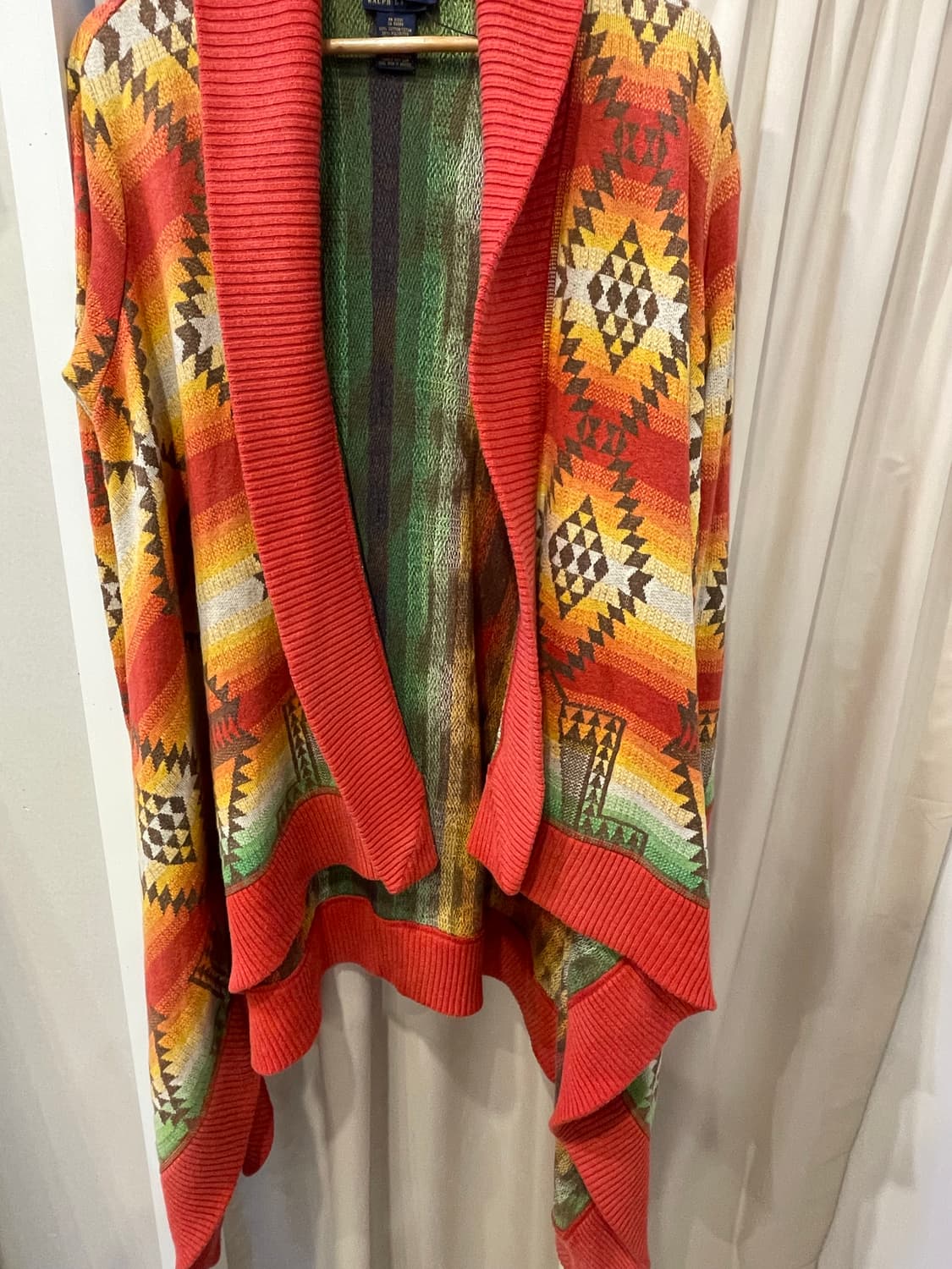 폴로 랄프로렌 에스닉 케이프 가디건 상품이미지1