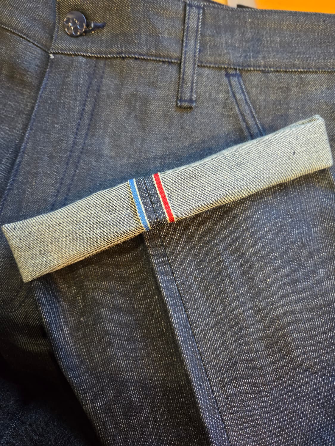 (오염 특가)G-STAR 청바지 셀비지 데님 롤업 진청(W33/L32) 상품이미지7