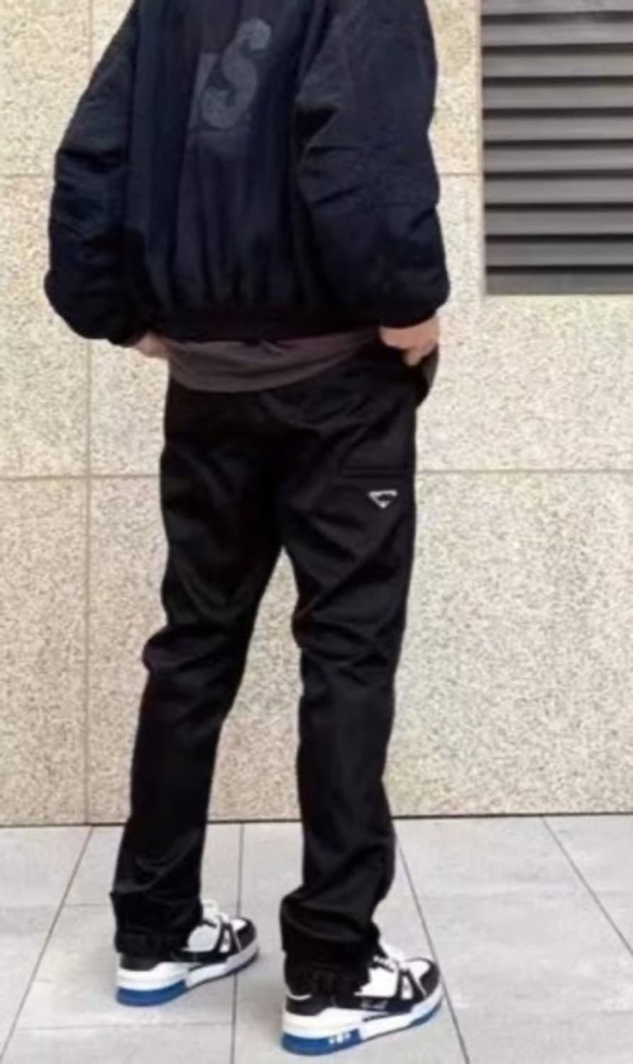 프라다 리나일론 팬츠 블랙 48 상품이미지7