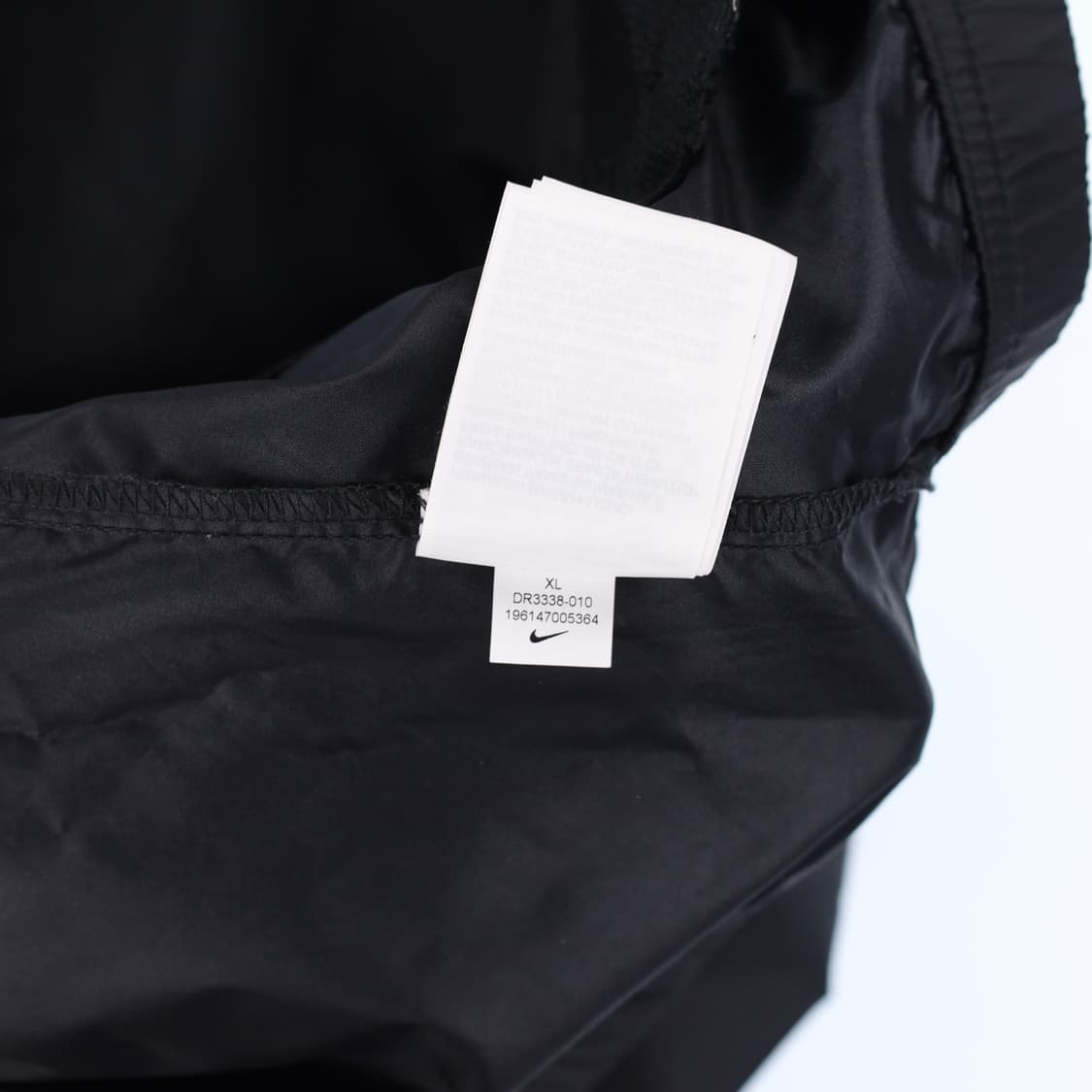 [XL] 나이키 라인드 우븐 바람막이 자켓 블랙 3846 상품이미지9