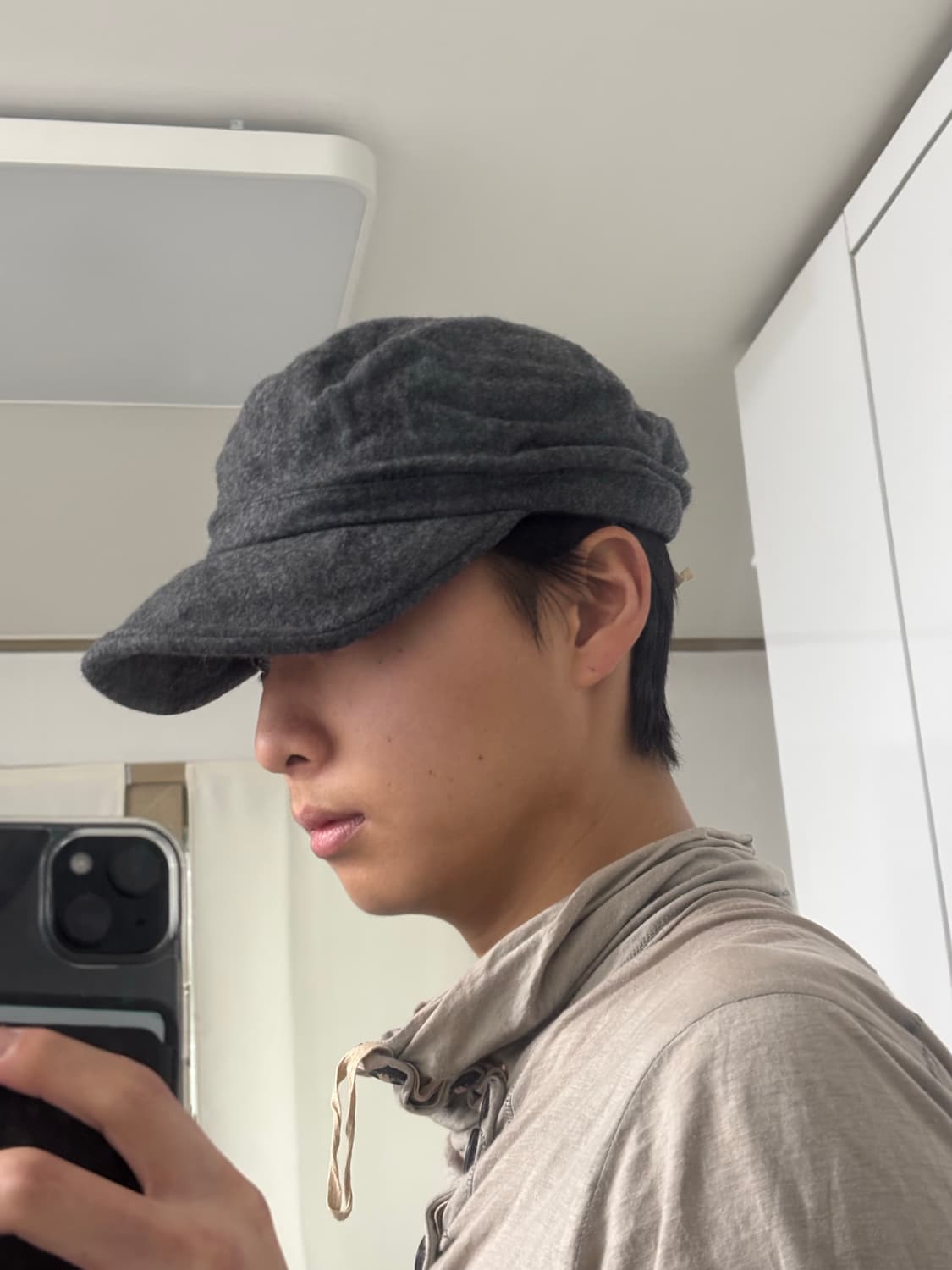 Ca4la 드레이프 와이어 캡 상품이미지2