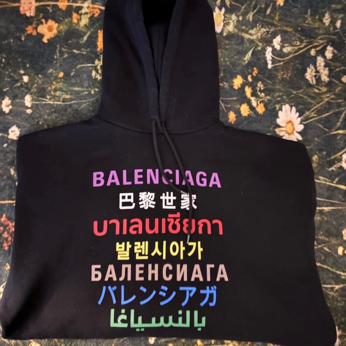 Balenciage 발렌시아가 랭귀지 로고 후디 상품이미지1
