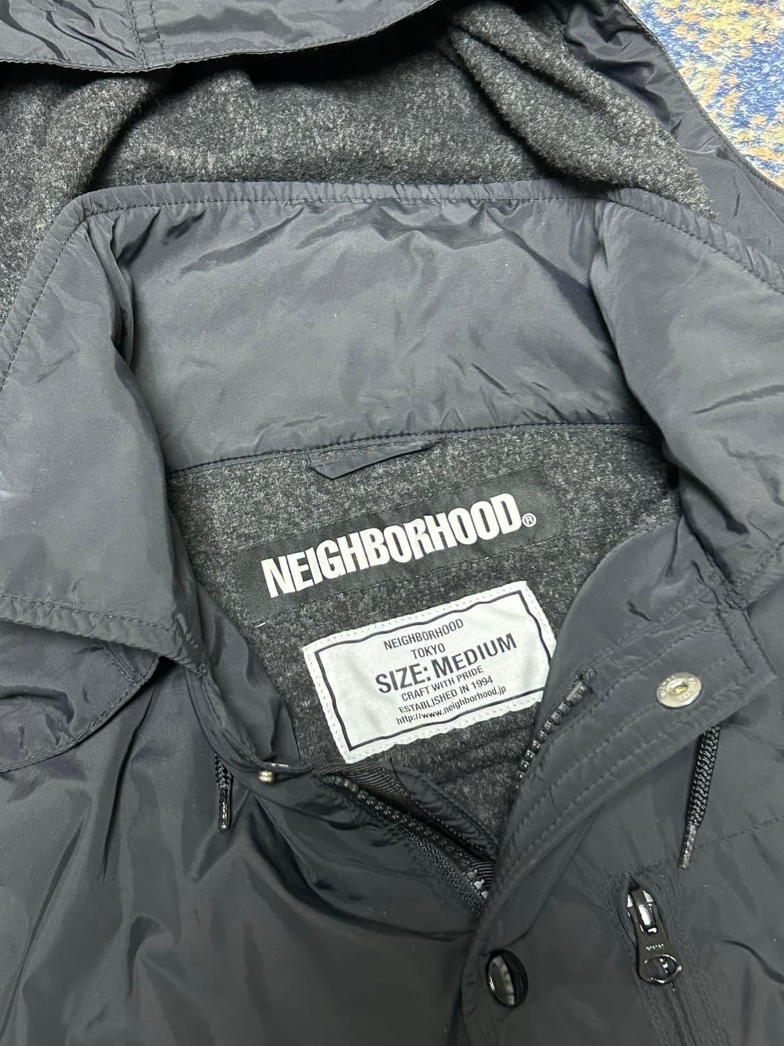 네이버후드 바람막이 M 상품이미지2