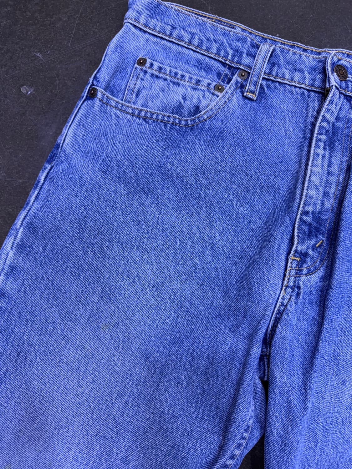 리바이스 535 스트레이트핏 00's 스톤워싱 데님팬츠 34 상품이미지4