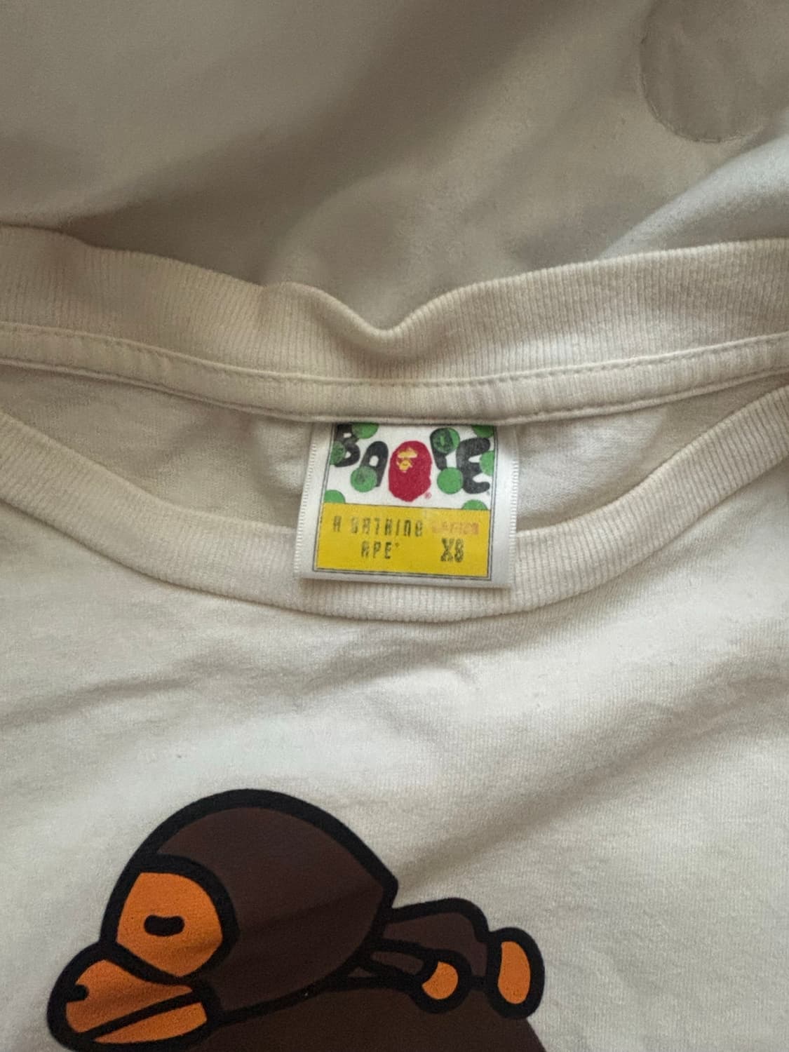 bape 베이프 사루 마일로 반팔 티셔츠 상품이미지3