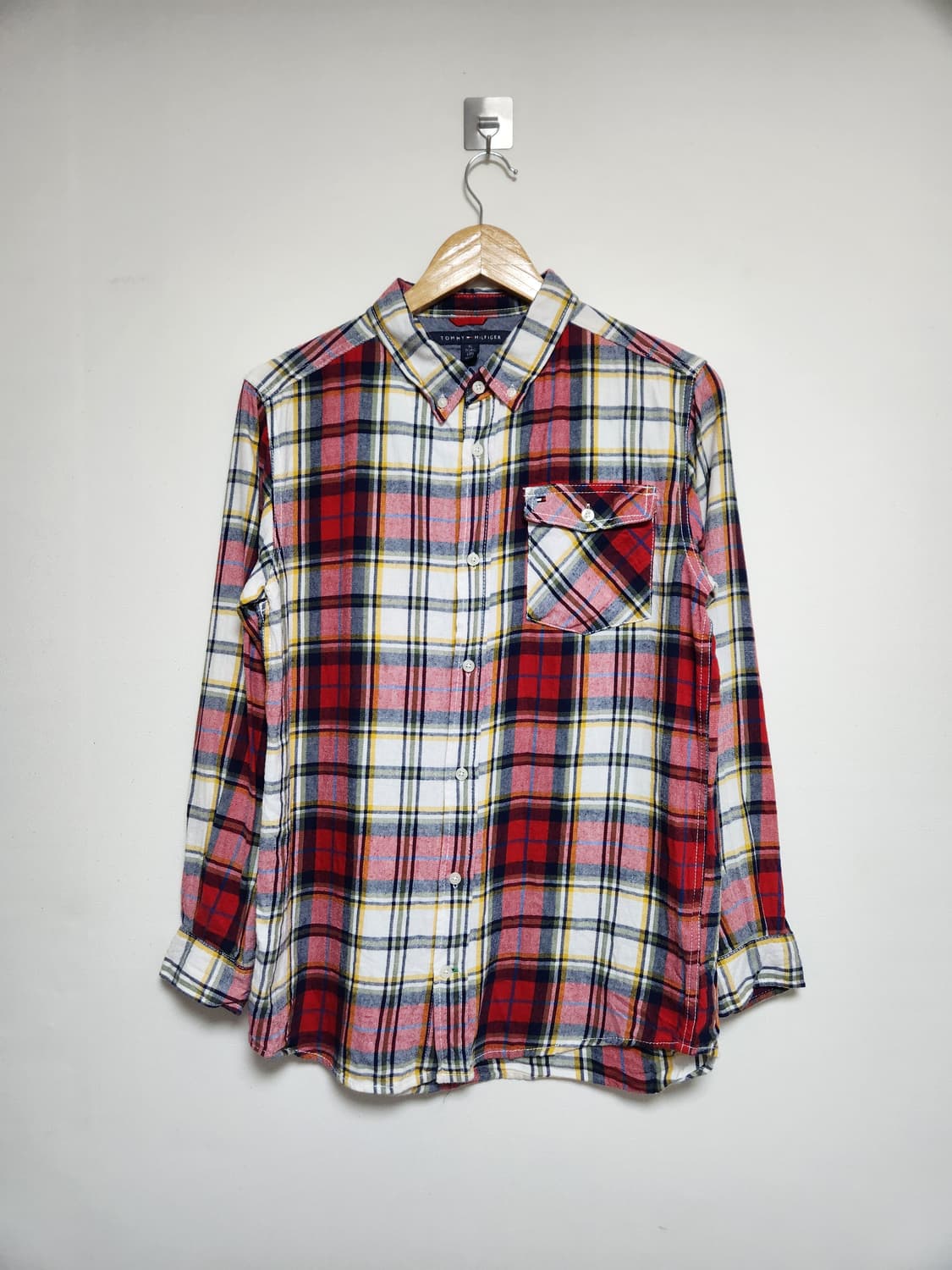 타미힐피거Tommy 체크 셔츠 M - S120 상품이미지1