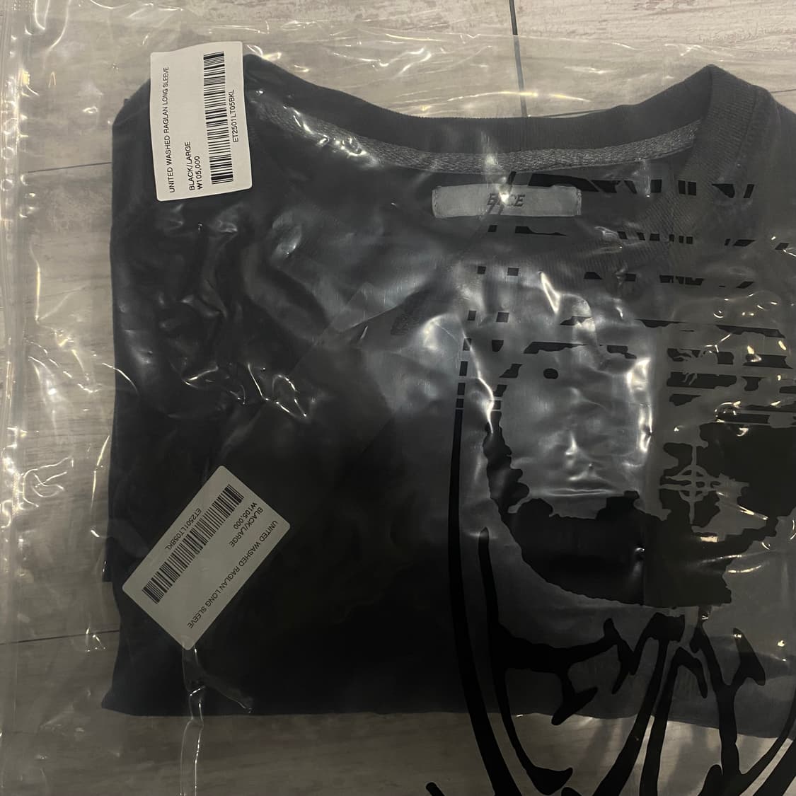 [새상품] etce 워시드 롱 슬리브 L 상품이미지6