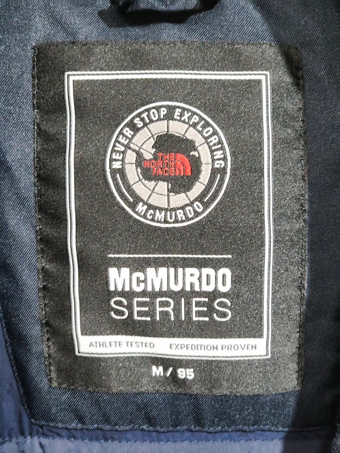 (L) 노스페이스 오리털 패딩점퍼 네이비 맥머도 다운자켓  상품이미지3