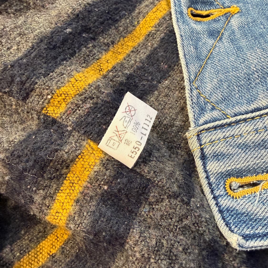 90s Lee 스톰라이더 데님 트러커 자켓 [ 100 ] 상품이미지8