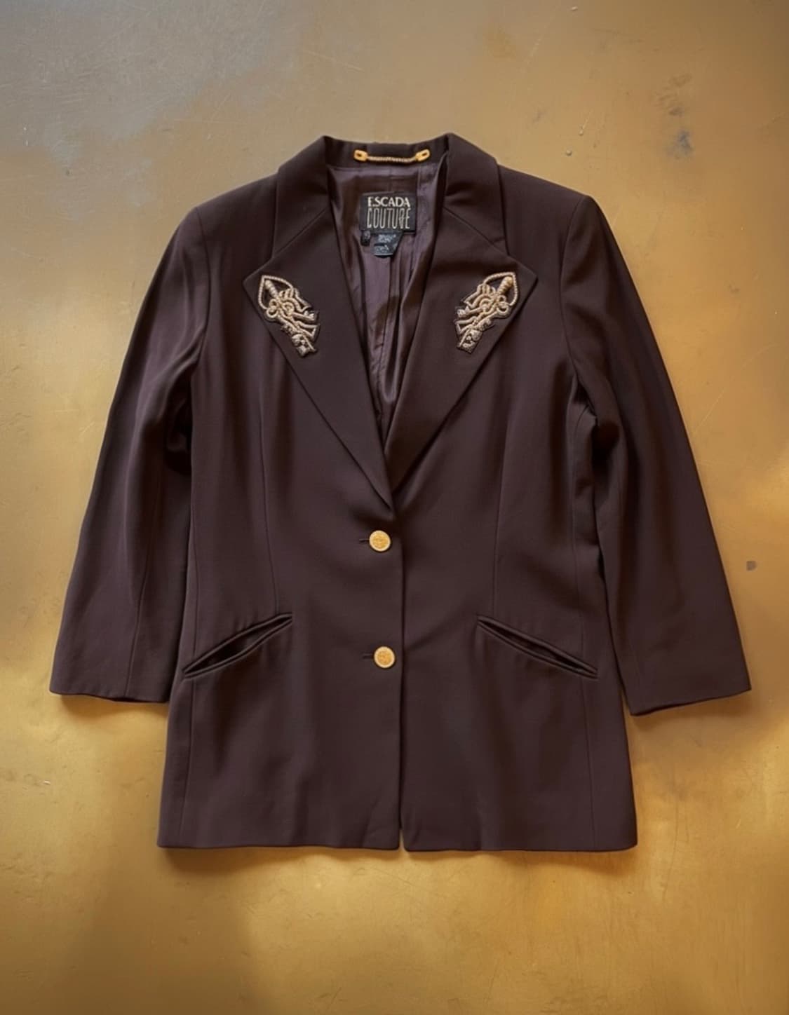 Old ESCADA Couture Antique Detail Blazer 상품이미지4