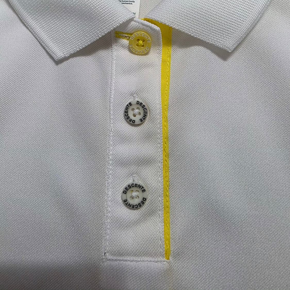 0080 데상트 스위스 트라이애슬론 반팔 폴로티 화이트 M 상품이미지5
