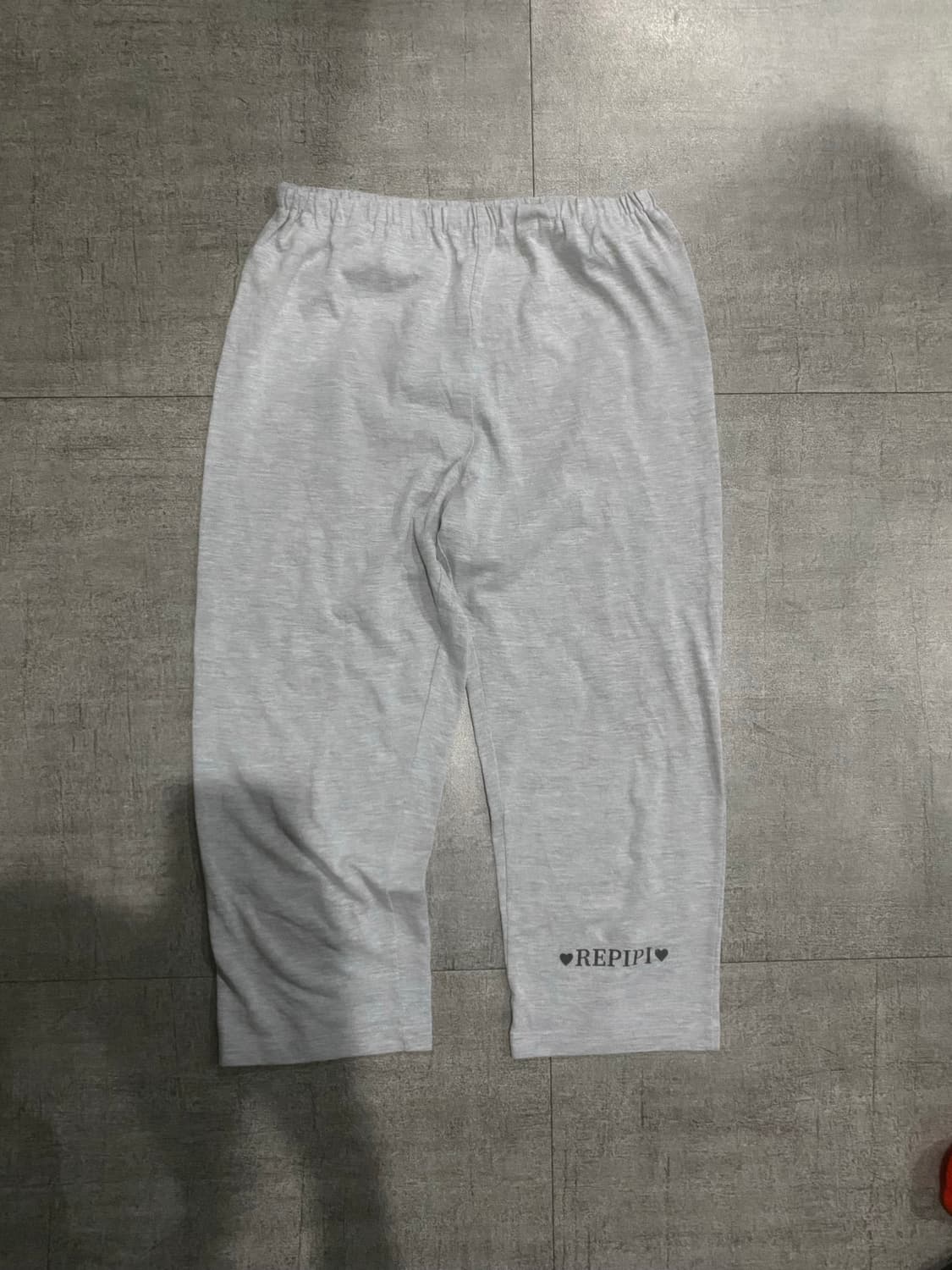 일본빈티지 Repipi 하구미모리걸 핀터깔y2k 레깅스하프팬츠 그레이 상품이미지1