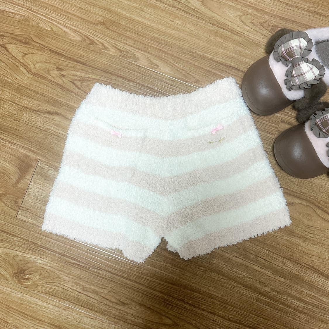 빈티디 핑크 반바지 에메필 젤라또피케 히메갸루 로걀 라떼 리본 상품이미지1