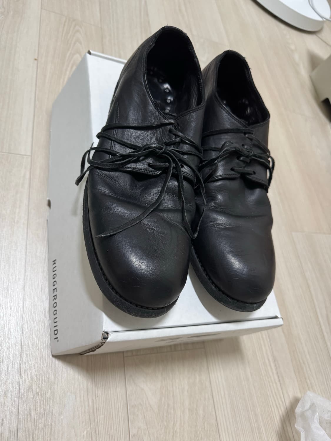 구이디992 홀스래더 더비슈즈 풀박스 43.5사이즈 상품이미지1