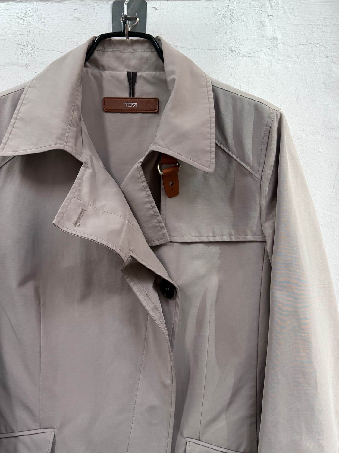 TUMI 투미 더블 브레스트 트렌치 코트 XS 상품이미지4