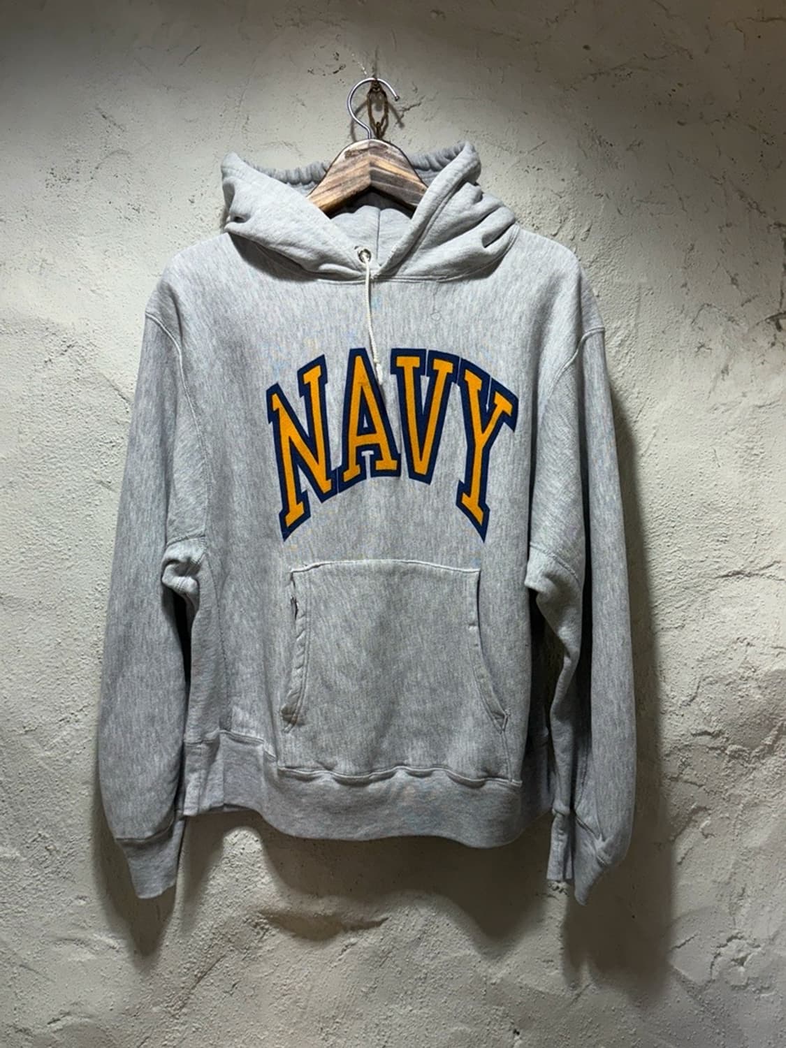 MVP Sport 리버스위브 네이비 프린팅 후디 스웻 상품이미지1