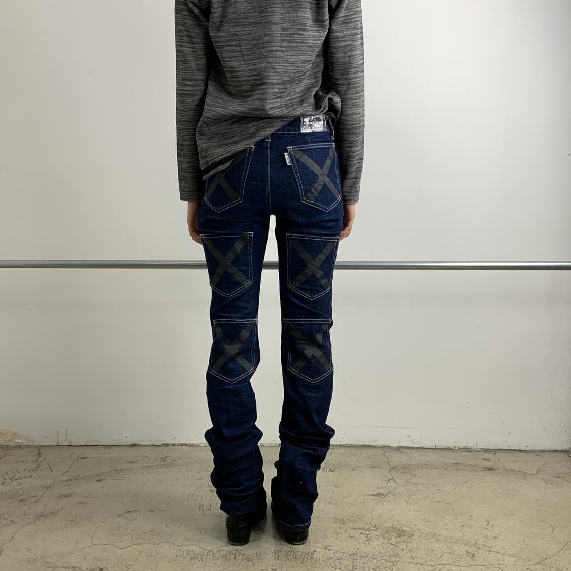 BA-TUS Boys 롱 레그 스트레이트 데님 팬츠 상품이미지4