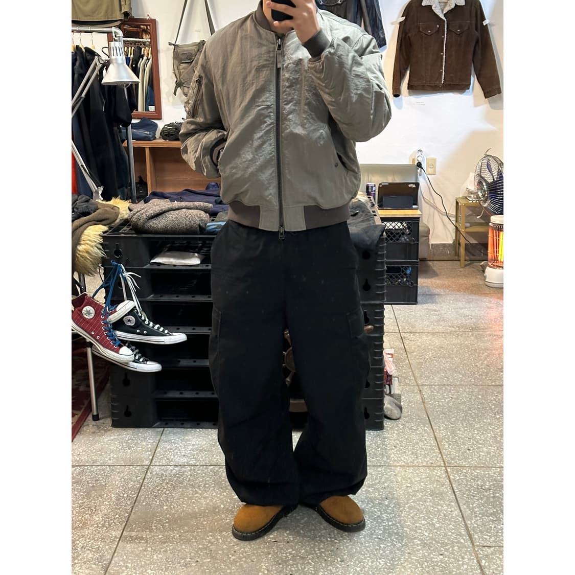 블랭크룸 나일론 ma-1 올리브 상품이미지2