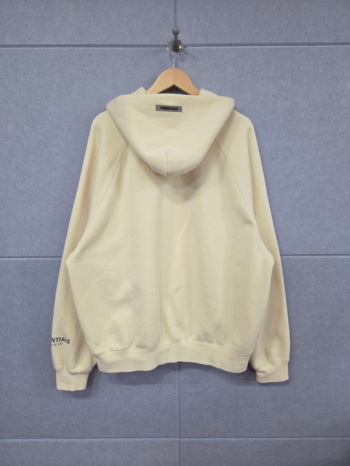 피어오브갓 에센셜 프론트 로고 기모 후드티 상품이미지5