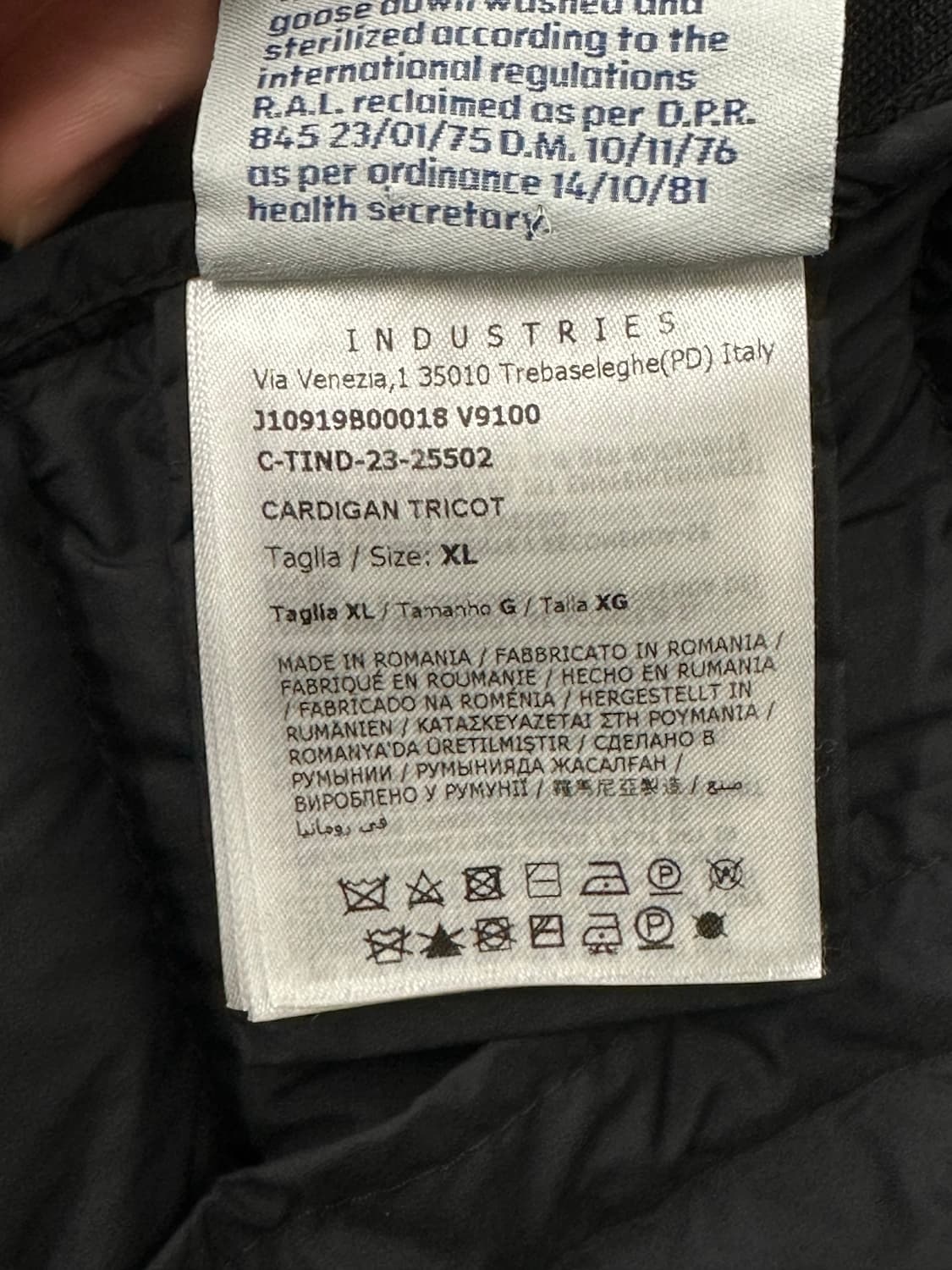 몽클레어 김현우 니트패딩 XL  상품이미지8