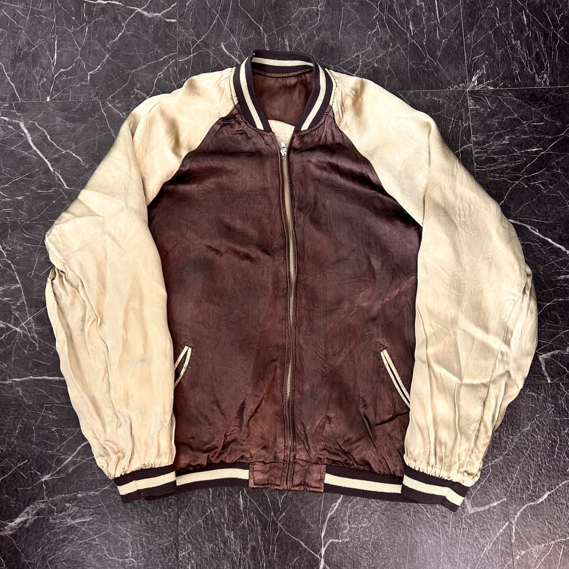 Wooden doll 리버시블 스컬 자수 스카쟌 자켓 상품이미지7