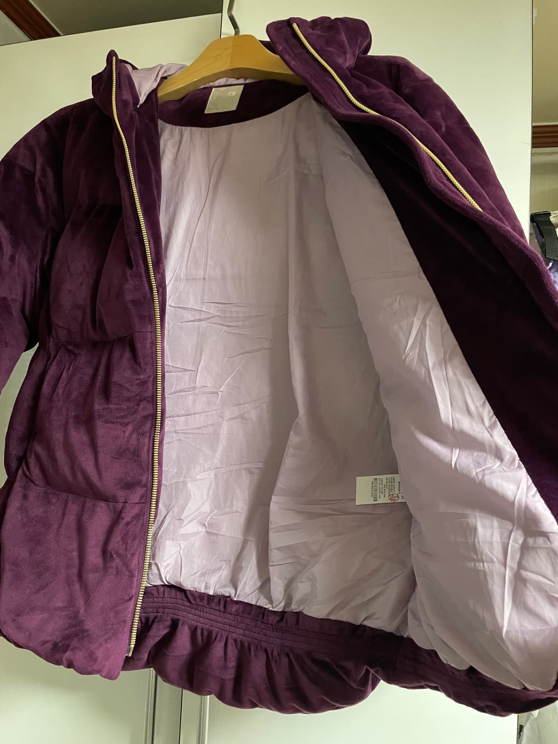 빈폴 벨벳 덕다운 점퍼 상품이미지4